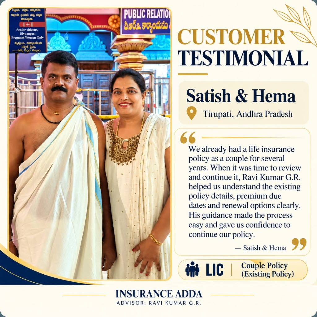 Customer Testimonial - Satish & Hema, Tirupati